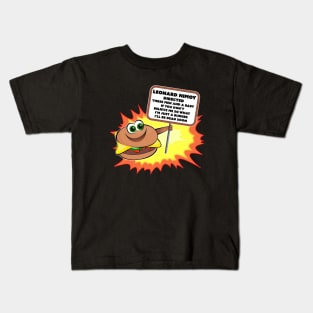 Three Men and a Burger Kids T-Shirt